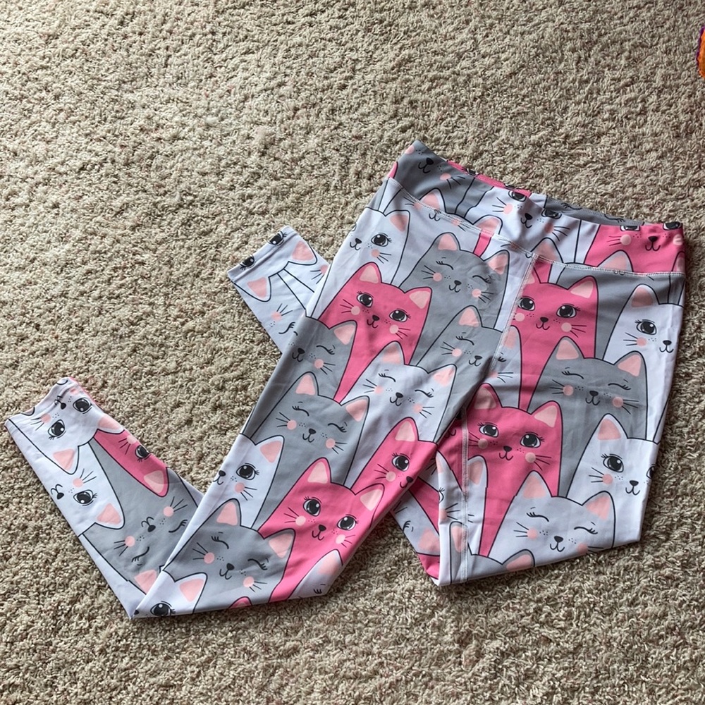 3/$10 Cat leggings 🐱 - Picture 2 of 4